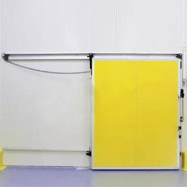 Cold Room Door - Sliding Door - Yellow Cold Room Door