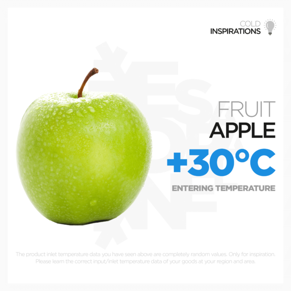 APPLE COLD ROOM - INLET TEMPERATRE INSPIRATION