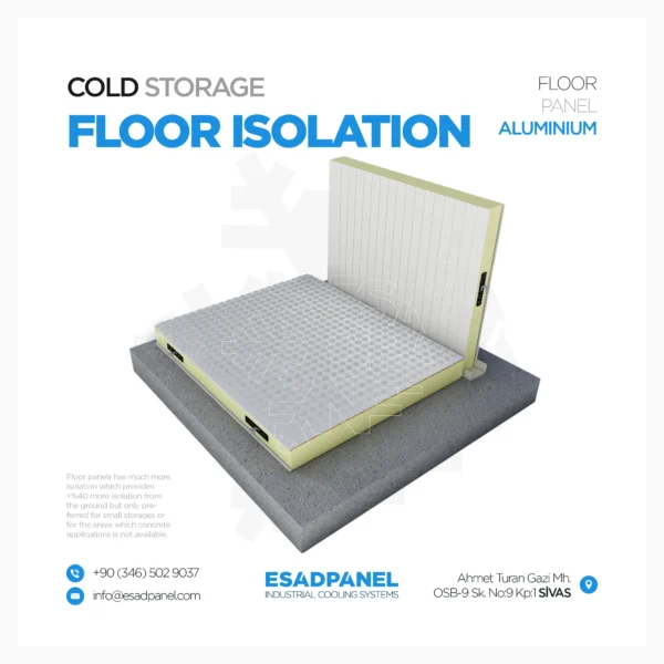 Cold Room Panel - Cold Room Floor Panel - Frigo Floor Panel - Refrigeration Floor Panel