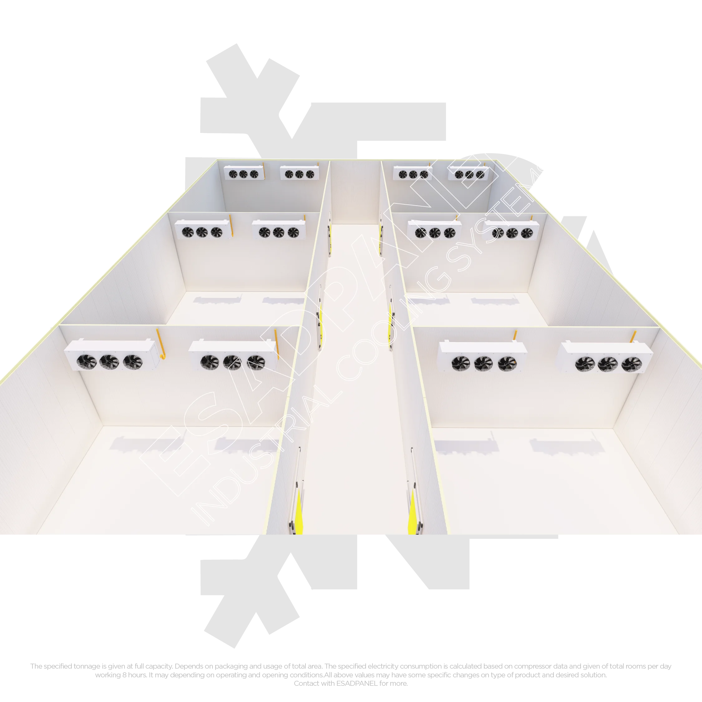 apple cold room 2d drawings & 3d renders9